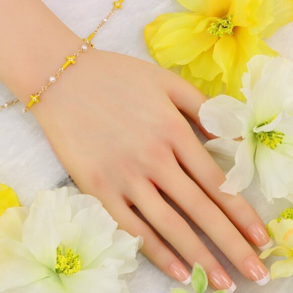 "Minimalist Bracelet, Sleek & Modern Design, Women’s Fashion, YC110024-B  ✅ Brac - Picture 4 of 10